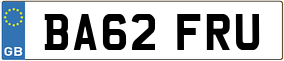 Truck License Plate